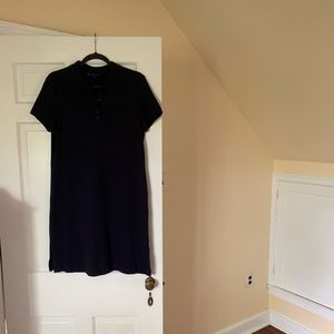 Anne Klein navy blue polo dress